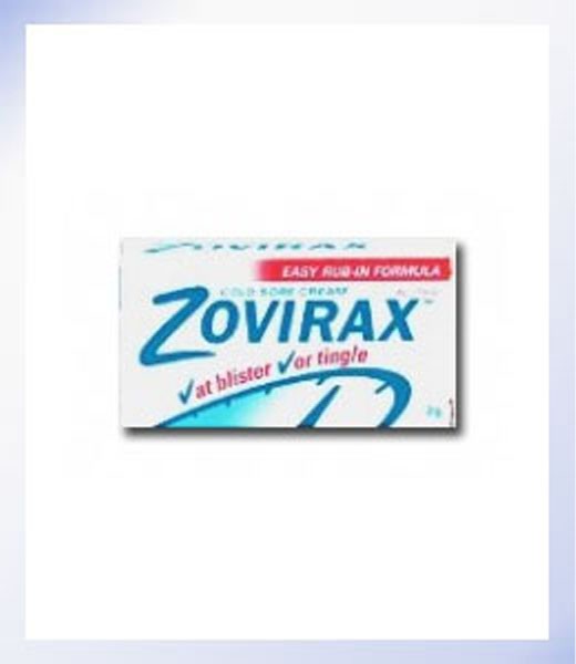 Zovirax Cream Tube for Cold Sores 2gm Vantage Pharmacy