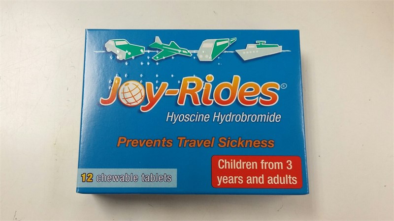 travel sickness tablets joyrides