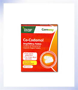 Careway Co-codamol 8mg/500mg Tablets x32
