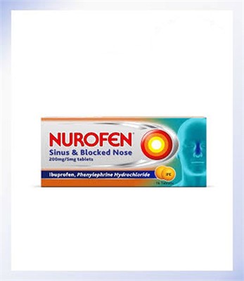 Nurofen Sinus &amp; Blocked Nose Tablets x16