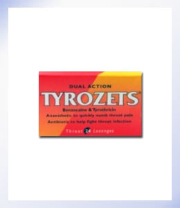 Tyrozets Throat Lozenges