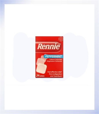 Rennie Peppermint 24 Tablets