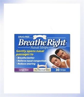 Breathe Right Nasal Strips for Normal Skin Large x30