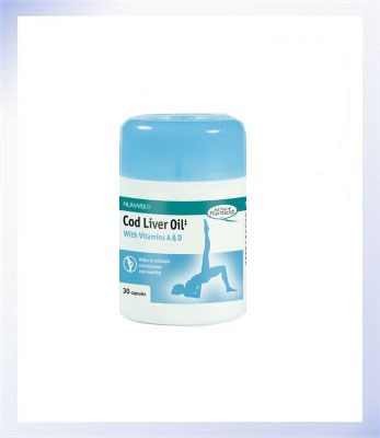 Numark Cod Liver Oil with Vitamins A &amp; D Capsules 30s