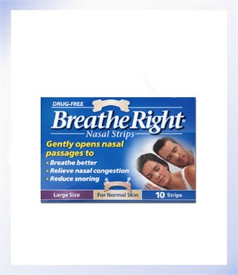 Breathe Right Nasal Strips for Normal Skin Large x10