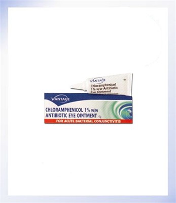 Vantage Chloramphenicol 1% Antibiotic Eye Ointment
