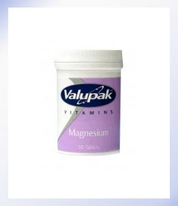 Valupak Magnesium 187.5mg Tablets