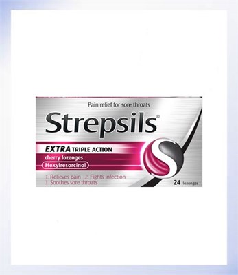 Strepsils Extra Strength Cherry Lozenges