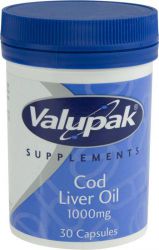 Valupak Cod Liver Oil 1000mg