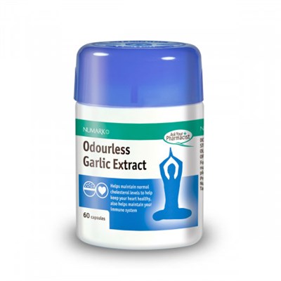 Numark Odourless Garlic Extract with Vitamin B1 Capsules 60s 
