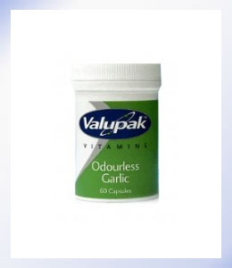 Valupak Odourless Garlic Capsules