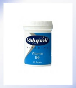 Valupak Vitamin B6 10mg Tablets