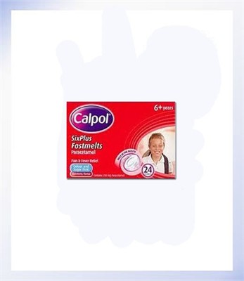 Calpol SixPlus Fastmelts Paracetamol x24