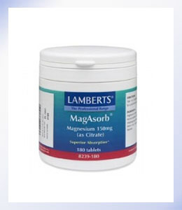 Lamberts MagAsorb 180 Tablets (8239)