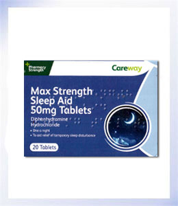 Careway Sleep Aid 50mg Tablets