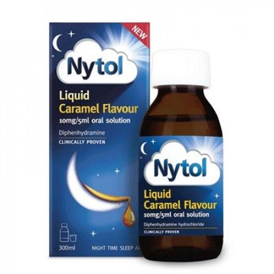 Nytol Liquid Caramel Flavour 10mg/5mg oral solution 300ml