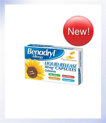 Benadryl Allergy Liquid Release Capsules