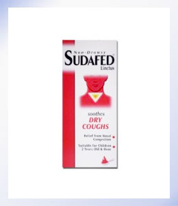 Sudafed Linctus for Dry Coughs