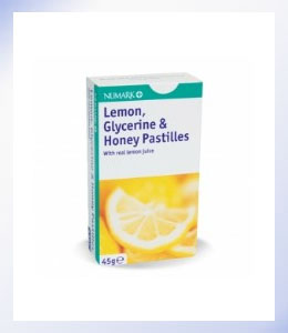 Numark Lemon, Glycerine &amp; Honey Pastilles