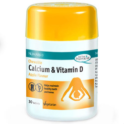 Numark Chewable Calcium and Vitamin D 30 Tablets