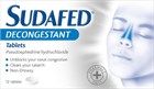 Sudafed Decongestant Tablets