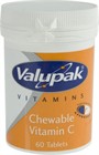Valupak Vitamin C 80mg chewable