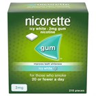 Nicorette Icy White 2mg Gum 30 Pieces