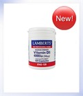 Lamberts Maximum Strength Vitamin D3 4000iu Capsules (8142) 120&#39;s