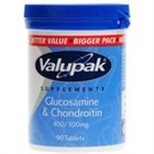 Valupak Glucosamine &amp; Chondroitin 400/100Mg x90