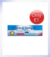 Clear & Simple HGC Pregnancy Test